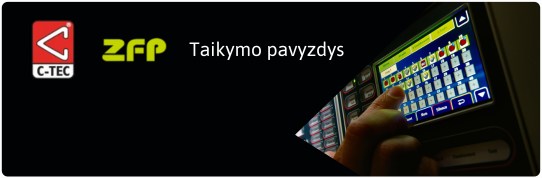 Taikymo pavyzdys: C-TEC CAST ZFP gaisrinės signalizacijos sistema viešbutyje 