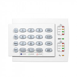 K10H 10 zones LED keypad, horizontal  
