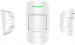 MotionProtect Plus Wireless Motion Detector, IR+MW, 12m, 88.5°, PET 20kg, White, Ajax  