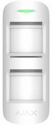 MotionProtect Outdoor Wireless Motion Detector, 15m, 90°, PET, IP55, White, Ajax  