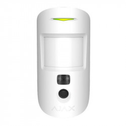 MotionCam (PhOD) Wireless Motion Detector with Photo Verification, 12m, 88.5°, PET 20kg, White, Ajax  