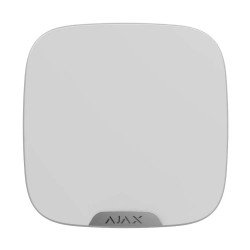 StreetSiren Double Deck Wireless Outdoor Siren, 85-113dB, IP54, White, Ajax  