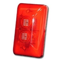 LD-92 vidinė sirena su blykste 12V, raudona  