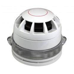 CA456A/W CAST address siren with flash, sensor base mounted, white, with isolator  
