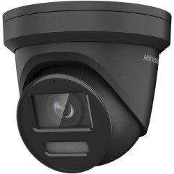 DS-2CD2387G2-LU F2.8 8Mpix dome IP camera; BLACK, 2.8mm (102°); ColorVu; AcuSense; LED 30m; IP66  
