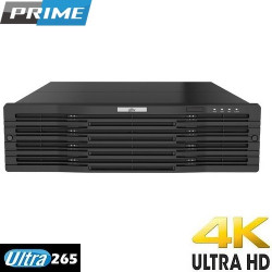 NVR316-32R-B 32 kanalų NVR, iki 12Mpix, UltraH.265, 16x HDD, VGA, 2x HDMI,In 320 Mbps/Out 320 Mbps   16/10x alarm IN/OUT, išmanios funkcijos, RAID