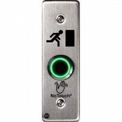 NT-SS000-EN No Touch Exit Button, Flush, 304 Steel Plate, IP65  