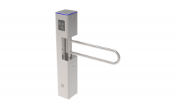 SBT2000S-SS-ST Swing Barrier, Silver, Stainless Bar  