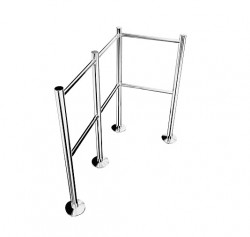 SW-1-P-50 round tubular rail, 50cm long, 2pcs  