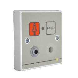 QT602ERSM Quantec call button, addressable, magnetic reset, with IR receiver.  