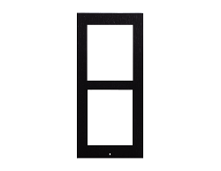 2N® IP Verso - Frame for surface installation, 2 modules - black, 9155022B  