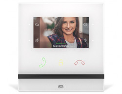2N Indoor Compact Monitor, 4.3", White, 91378601WH  