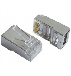 RJ45 FTP CAT8 plug for shielded cable  
