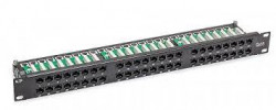 CAT6 19" unshielded 48-port panel, 1U 08350  