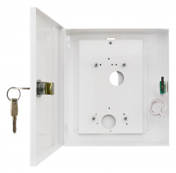 AWO363 metal box for keyboard, with tamper contact, with lock, 169 x 190 x 50mm  