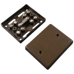 8-pin cable junction box, brown  