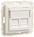 70450 SMF RJ45 Double socket, sand sp.  
