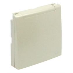 90634 TPE Hermetic socket cover, pearl color, IP44  