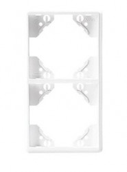 50922 TBR DOUBLE VERTICAL FRAME WHITE  