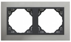 DOUBLE FRAME ALUMINIUM/GRAY  