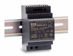 HDR-60-24 24V 2.5A Power Supply DIN Rail Mount MeanWell  