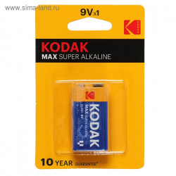 6LR6 (9V), C1 Kodak MAX galvanic cell  