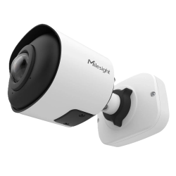 MS-C8165-PA, 4K panoramic IP camera, white, 1.68mm (180°), microSD, IR up to 15m, IP67, microphone  