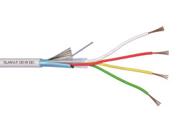 4x0.22mm² shielded cable, ELAN, Eca, 100m  