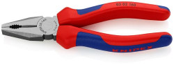 03 02 160 Combination pliers 160mm two-tone handle, blackened metal  