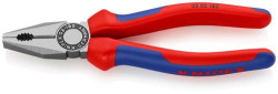 03 02 180 Combination pliers 180mm two-tone handle, blackened metal  
