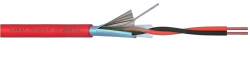 2x0,5 shielded fire alarm cable, Eca in 100m  