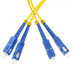 04523 jungiamasis optinis kabelis SC/UPC-SC/UPC SM9/125, 15m, OS2, duplex  