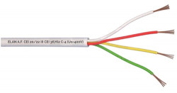 4x0.22mm² cable, ELAN, Eca, 100m  