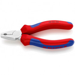 08 05 110 Small universal pliers 110mm, two-color handle  