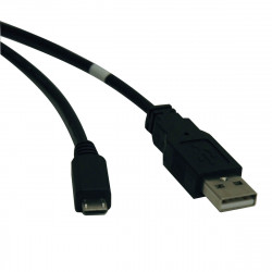 Cable USB 2.0 A plug - micro USB plug, 1.0m  