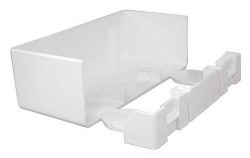 10085 RBR L75 Top for 110x34 Trunking, White  