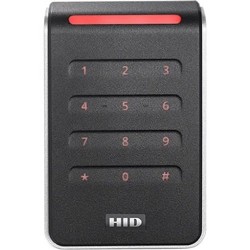 Signo 40K Standard kortelių skaitytuvas HID, be BLE, 125kHz, iCLASS, Mifare, pigtail, juodas  