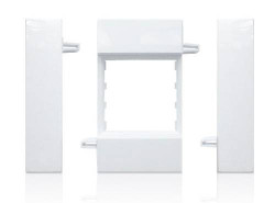 10950 ABR Q45 Module Adapter Trunk, 75mm, with Covers, White  