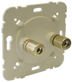 21220 Screwless Terminal Loudspeaker Socket  