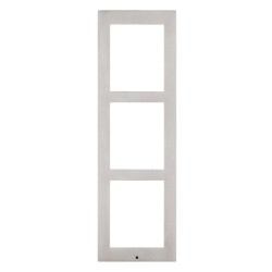 2N® IP Verso - Frame for surface installation, 3 modules - nickel, 9155023  