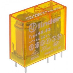 40.52.8.230.0000 Relay AC 230V, 8 A, 2 Poles, Finder  