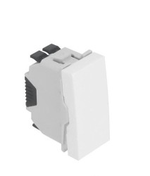 45161 SBM Q45 45x22.5 call switch, trough mounted, matt white  