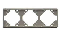 50931 TPR Triple Horizontal Frame, Silver  