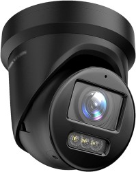 DS-2CD2387G2-LSU/SL F2.8 8Mpix BLACK kupola IP kamera; 2,8 mm; ColorVu; AcuSense; LED 30m; IP66  