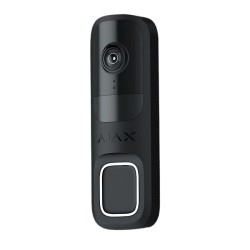 DoorBell 4Mpix, 155° telefona zvana modulis, AI, integrēta PIR, 12-24V, WiFi, melns  