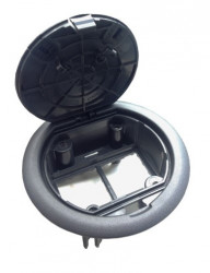 83002 CCZ Floor Box, 4 Modules, Grey  