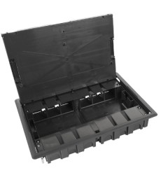 830012 CCZ Floor Box, 24 Modules, Gray  