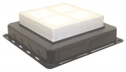 FLUSH MOUNTING BOX FOR FLOOR BOX - 16 MODULES  