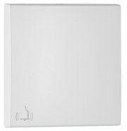 ROCKER F/SWITCHES W/BELL SYMBOL WHITE  