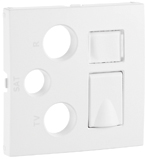 COV F/R-TV-SAT-RJ45/R-TV-SAT-RJ45-FO MULT SOC  